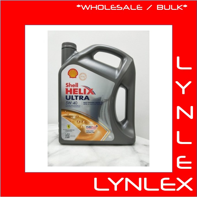 *WHOLESALE / BULK* SHELL HELIX ULTRA 5W40 4 Litre – Europe